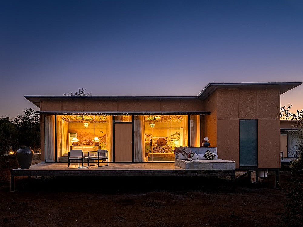 The Utsav Camp Sariska is a popular accommodation choice for visitors going to the Sariska Tiger Reserve