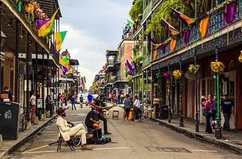 The French Quarter in New Orleans
