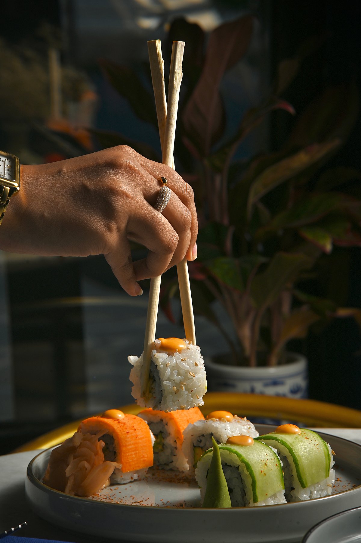 Veg California Uramaki Sushi