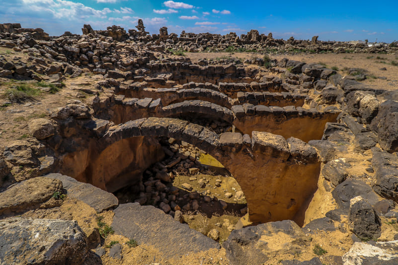 The ruins of Umm al-Jimal