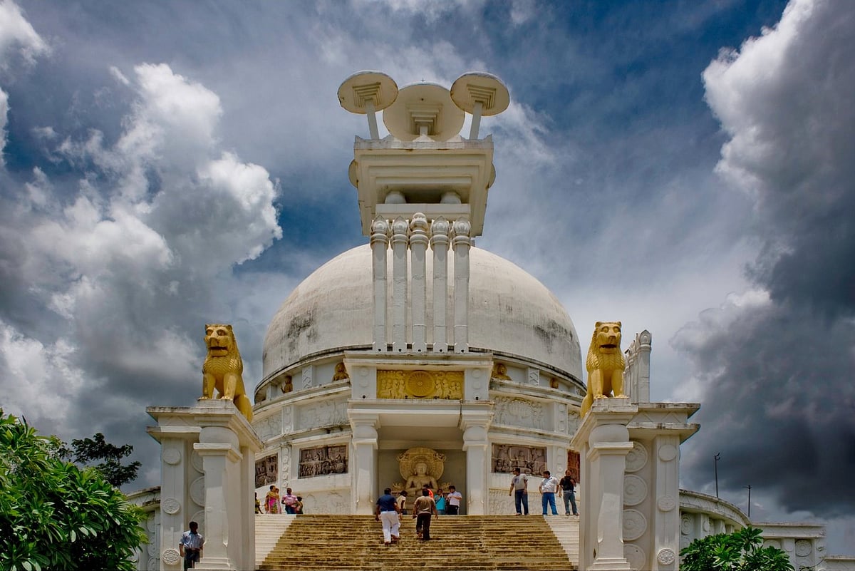 Dhauli Hills Shanti Stupa