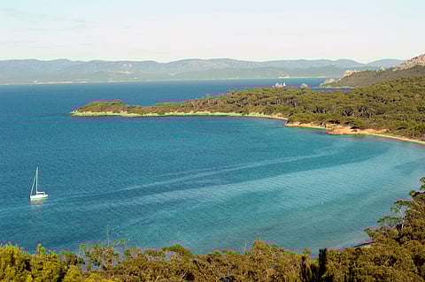 Port-Cros National Park is a coastal archipelago in the Mediterranean Sea