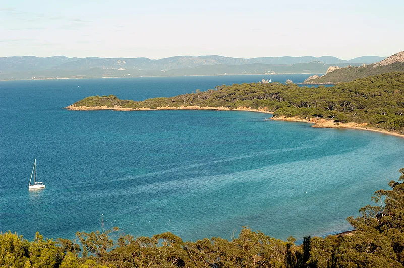 Port-Cros National Park is a coastal archipelago in the Mediterranean Sea