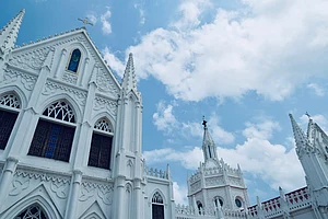 Shutterstock : Basilica of Our Lady of Good Health, Velankanni