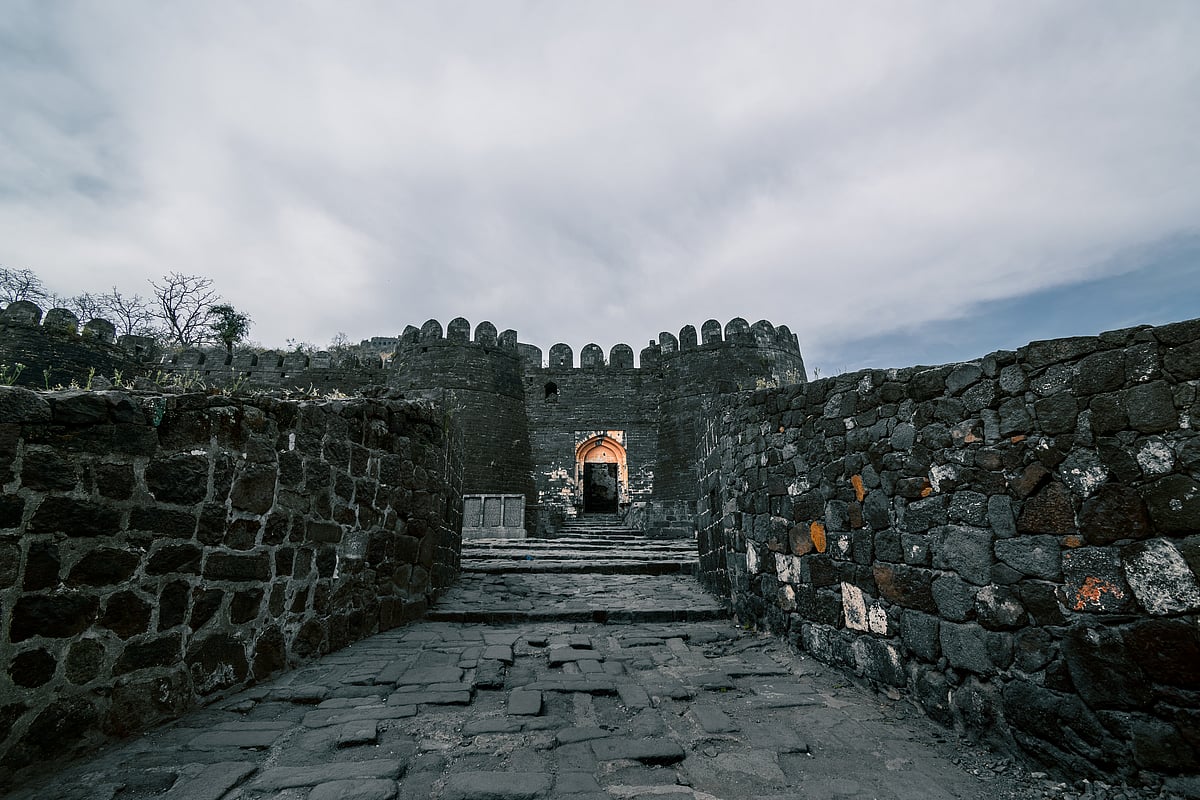 Daulatabad Fort is a historical triangular fortress