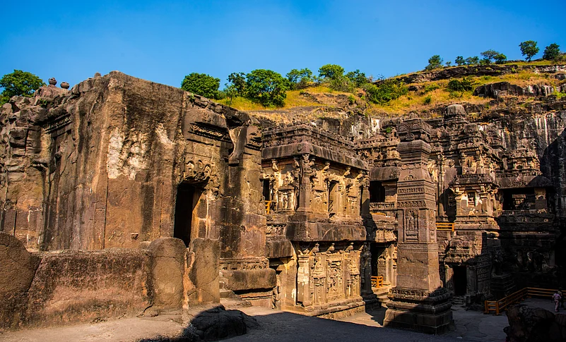 The Ellora Caves are a UNESCO World Heritage Site