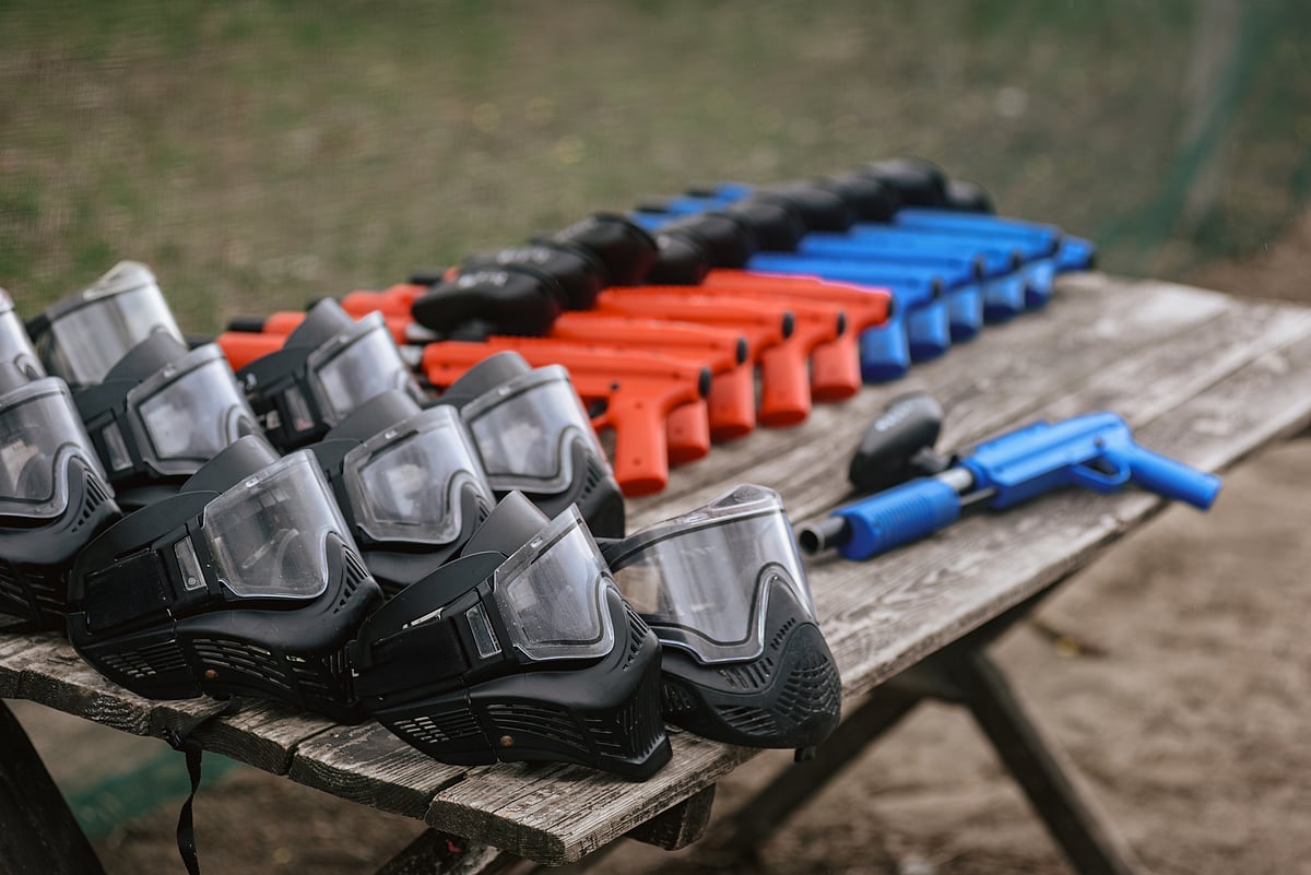 Have a go at playing paintball in the Prozone Mall