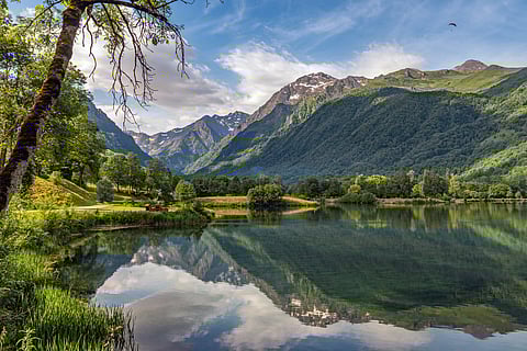 A beautiful lake in Pyrénées National Park 