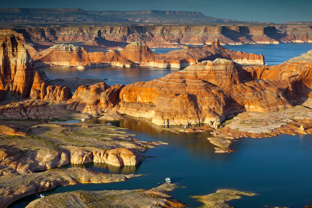 Lake Powell as seen from Alstrom Point at Glen Canyon National Recreation Area