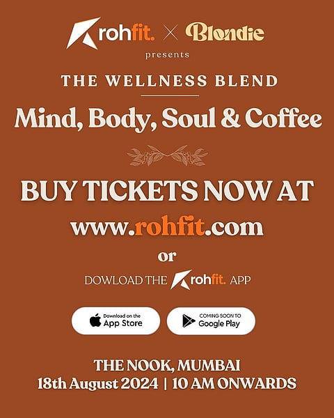 Wellness brand Rohfit is partnering with Mumbai Blondie, a specialty coffee company, for a day of interactive workshops