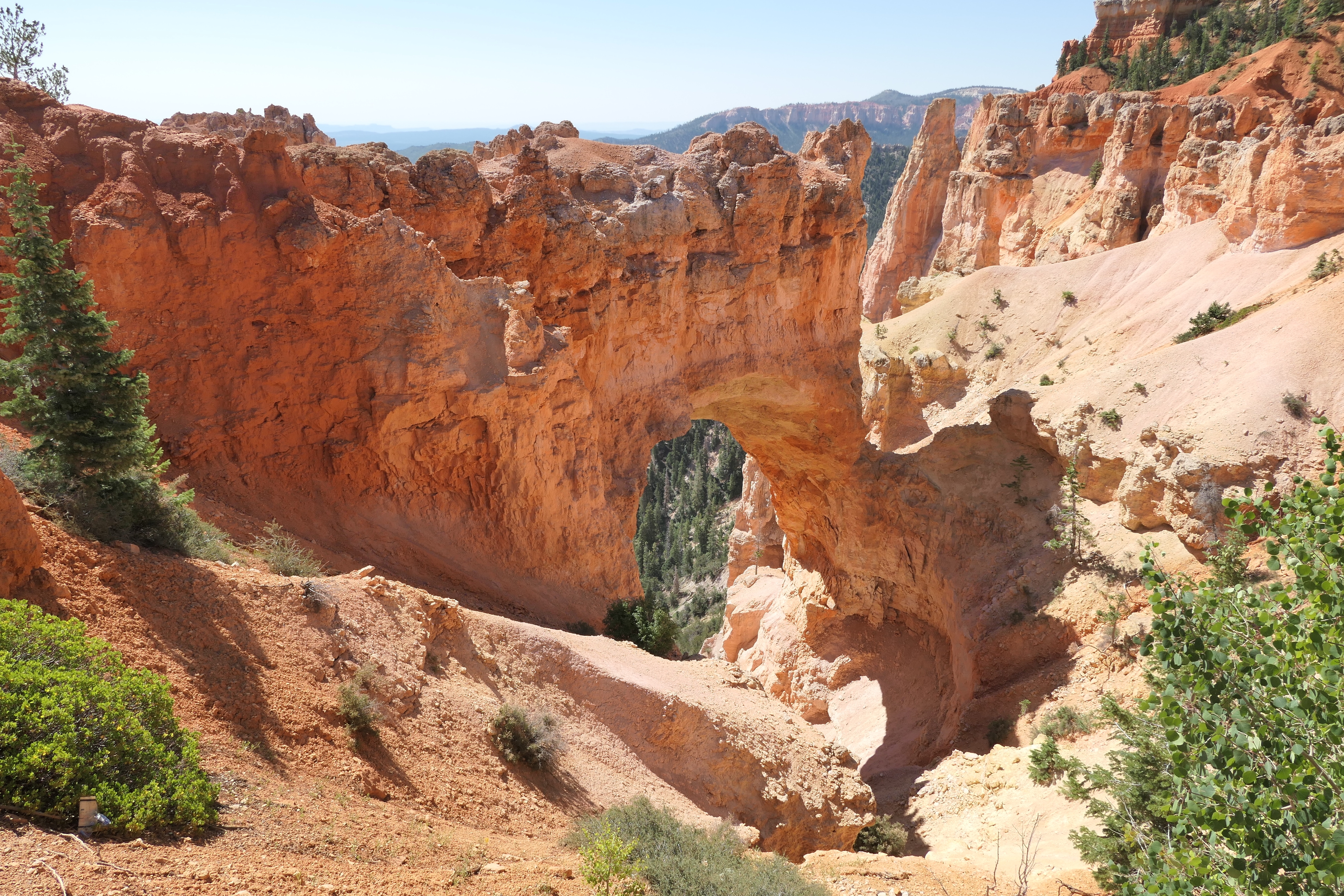 The Natural Bridge arch at Bryce Canyon National Park in Utah