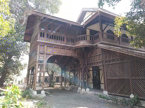 Kipling Bungalow within the campus of SIr JJ College of Architecture