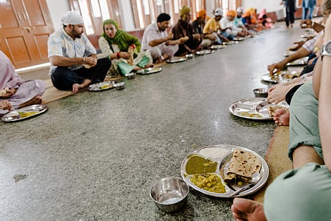Langar at The Golden Temple