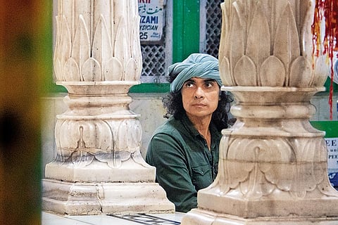 Ali at the Dargah Nizamuddin Aulia in Delhi