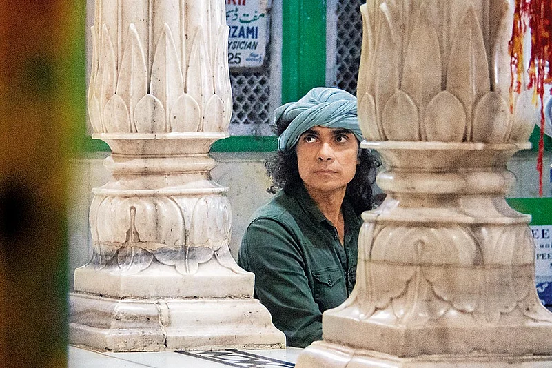Ali at the Dargah Nizamuddin Aulia in Delhi