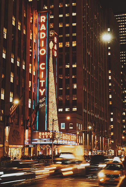 The iconic Radio City Music Hall
