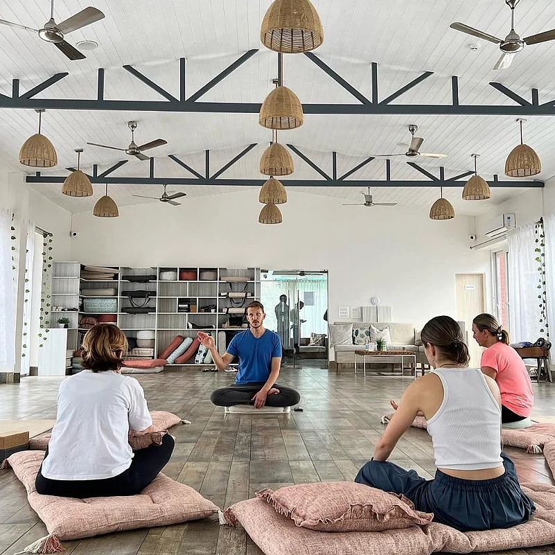Their yoga room offers daily meditation and yoga classes from a trained instructor in the morning