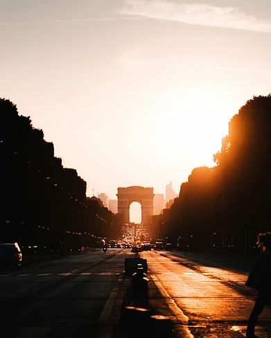 Unsplash : Sunset in Paris
