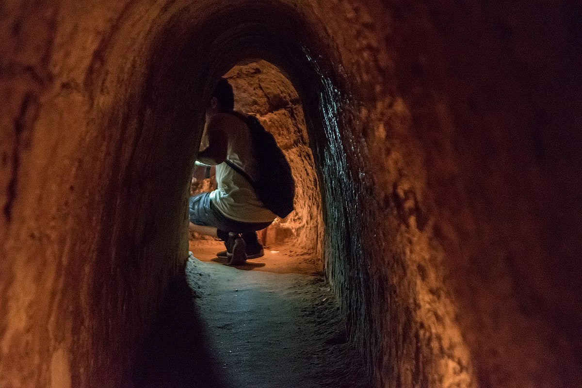 The tunnels are really narrow in parts