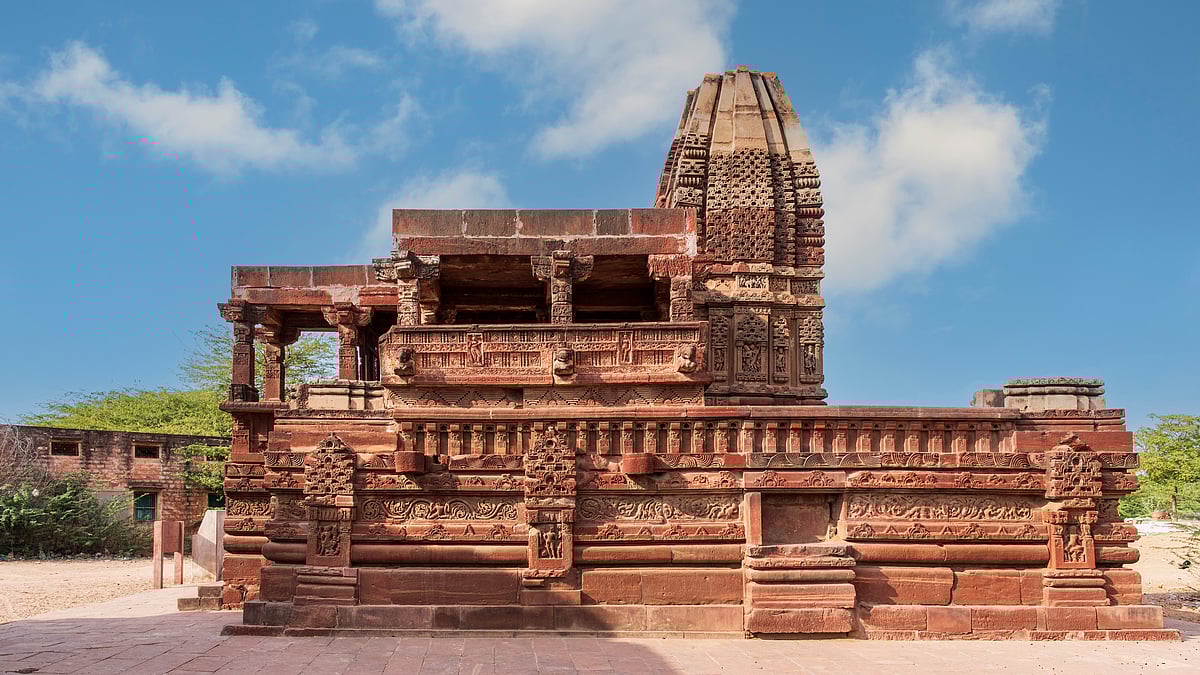 An abandoned temple at Osian