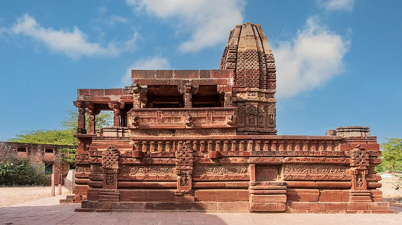 An abandoned temple at Osian