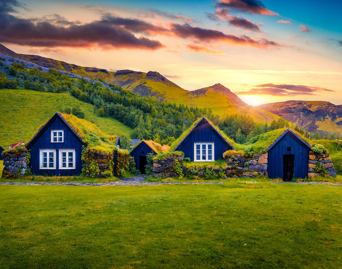 Skogar village, South Iceland, Europe
