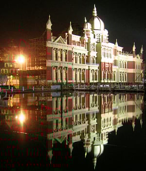 In a previous year, College Square modelled its pandal on the Cooch Behar Palace