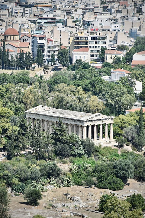 Temple of Hephaestus in Greece