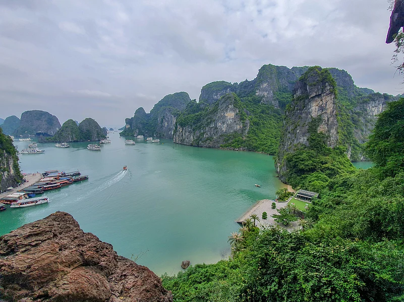 Halong Bay is a UNESCO World Heritage Site