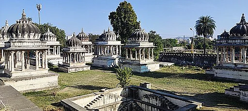 The cenotaphs at Ahar