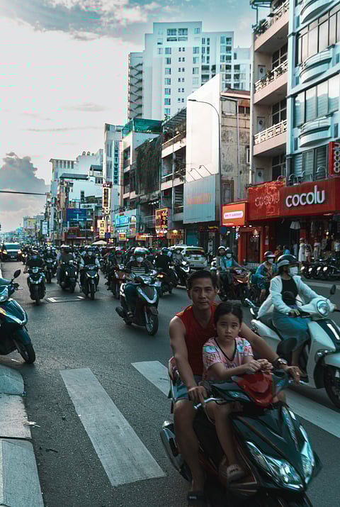 Traffic in HCMC takes on a life of its own
