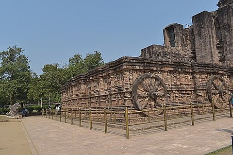 The Sun Temple in Konark, Odisha, is a UNESCO World Heritage Site