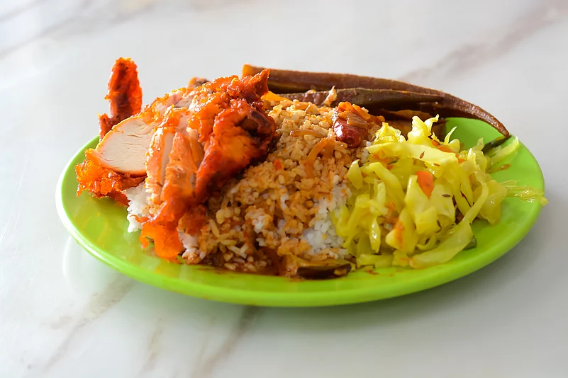 Nasi kandar was introduced by Tamil Muslim traders from India
