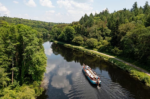 Boat trip on the Blavet River