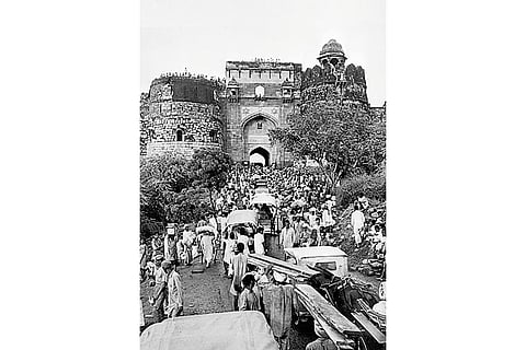 Refugees at the Purana Qila