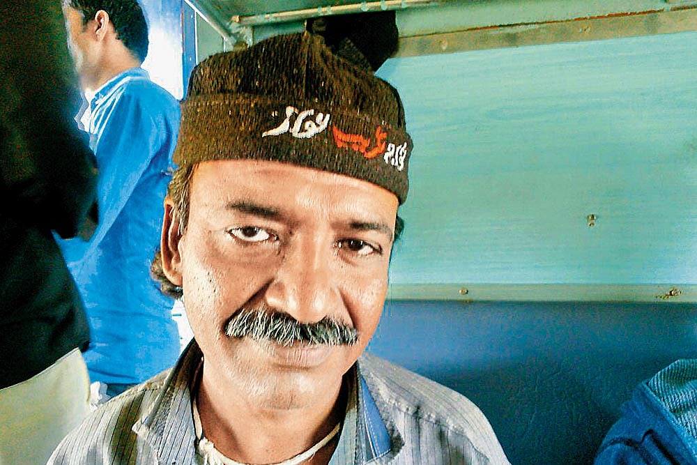 Shot captured by Mahajan and team during their travels on Indian trains