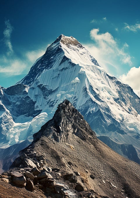 A view of the majestic Mount Everest