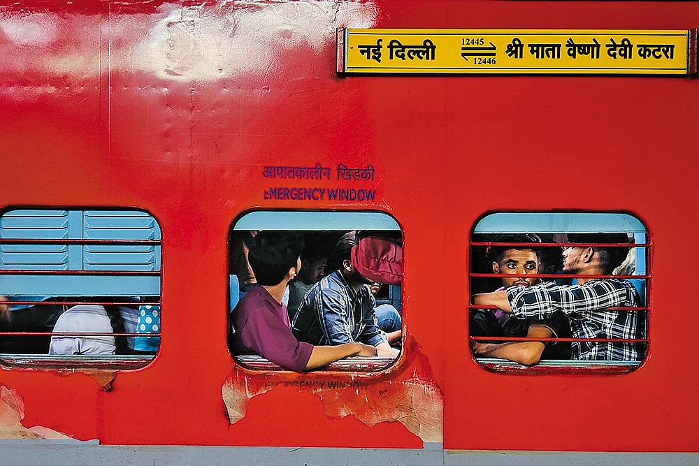 Mahajan often encountered over 300 passengers in coaches meant for 90 people