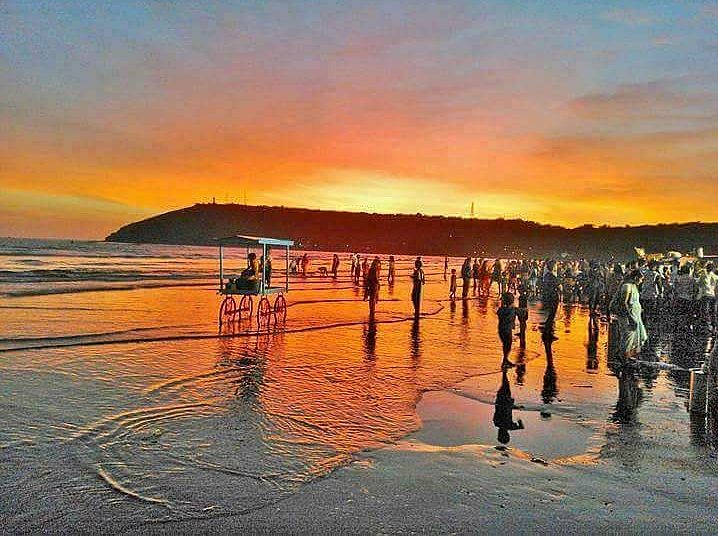 Catch the setting sun at the Mandvi Beach