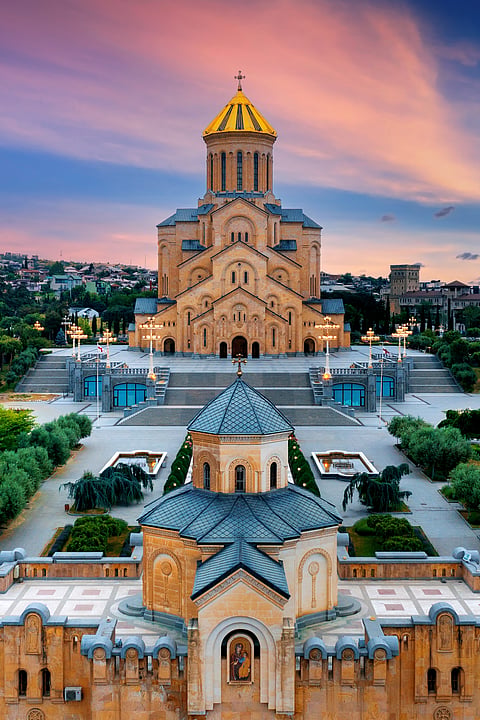 Holy Trinity Cathedral of Tbilisi in Georgia