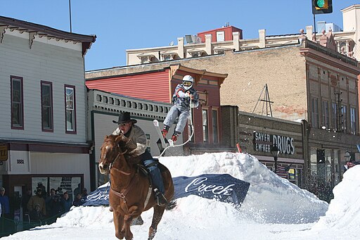 Skijoring, Colorado, US