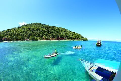 Panoramic view of Perhentian Island