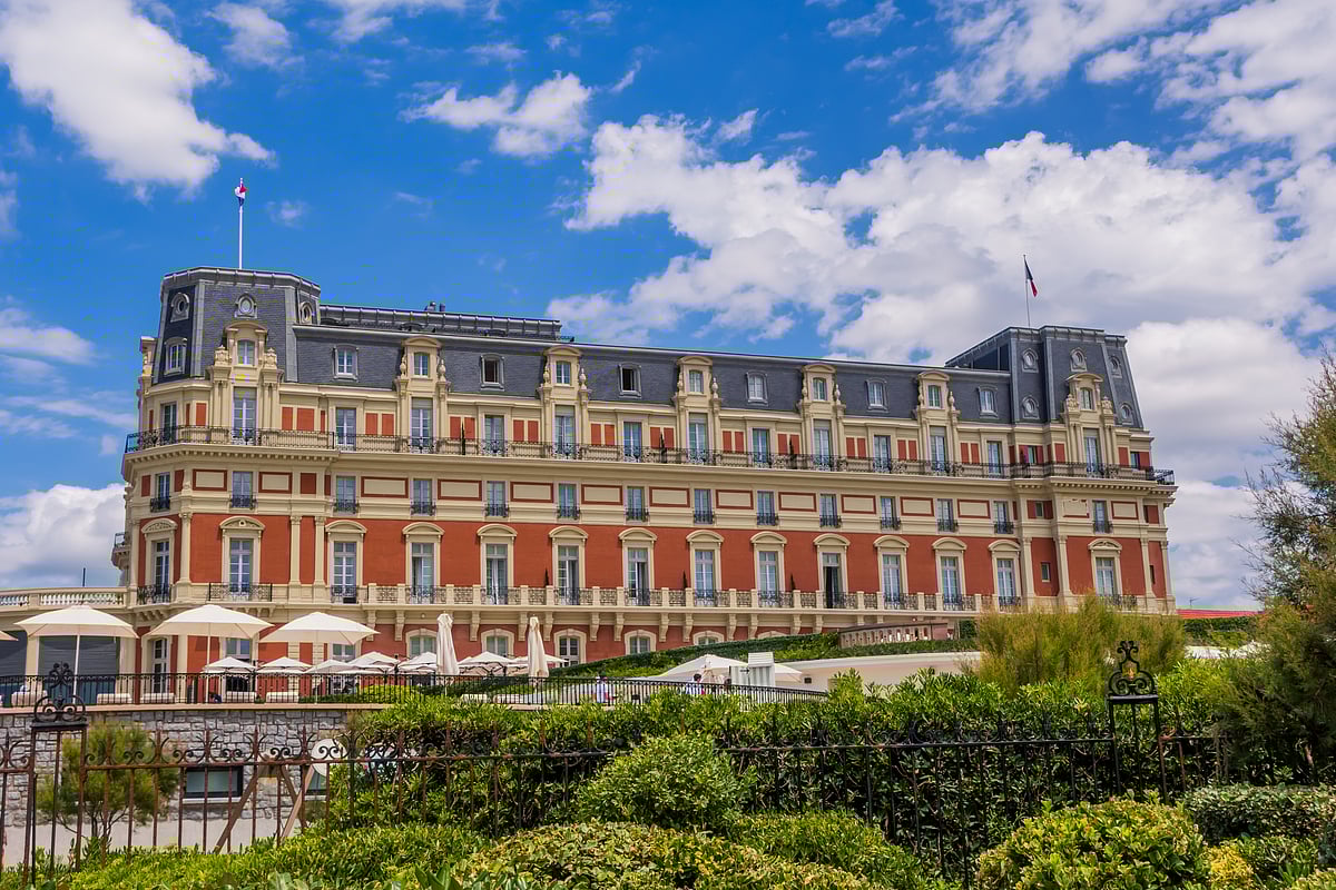 The Hôtel Du Palais in Biarritz has made an appearance in many movies