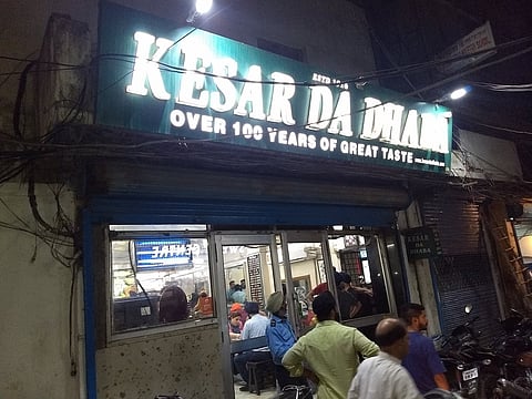 Kesar da Dhaba moved from Sheikhupura to Amritsar after the partition of India and Pakistan