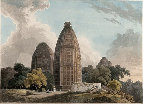 A sketch of Madan Mohan Temple, 1795