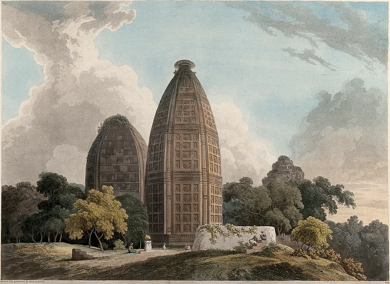 A sketch of Madan Mohan Temple, 1795