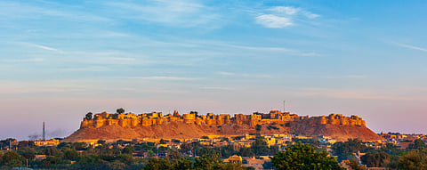 Panorama of Jaisalmer Fort 