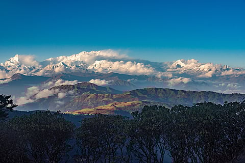 Sandakphu is West Bengal's highest peak at 3,636m above sea level