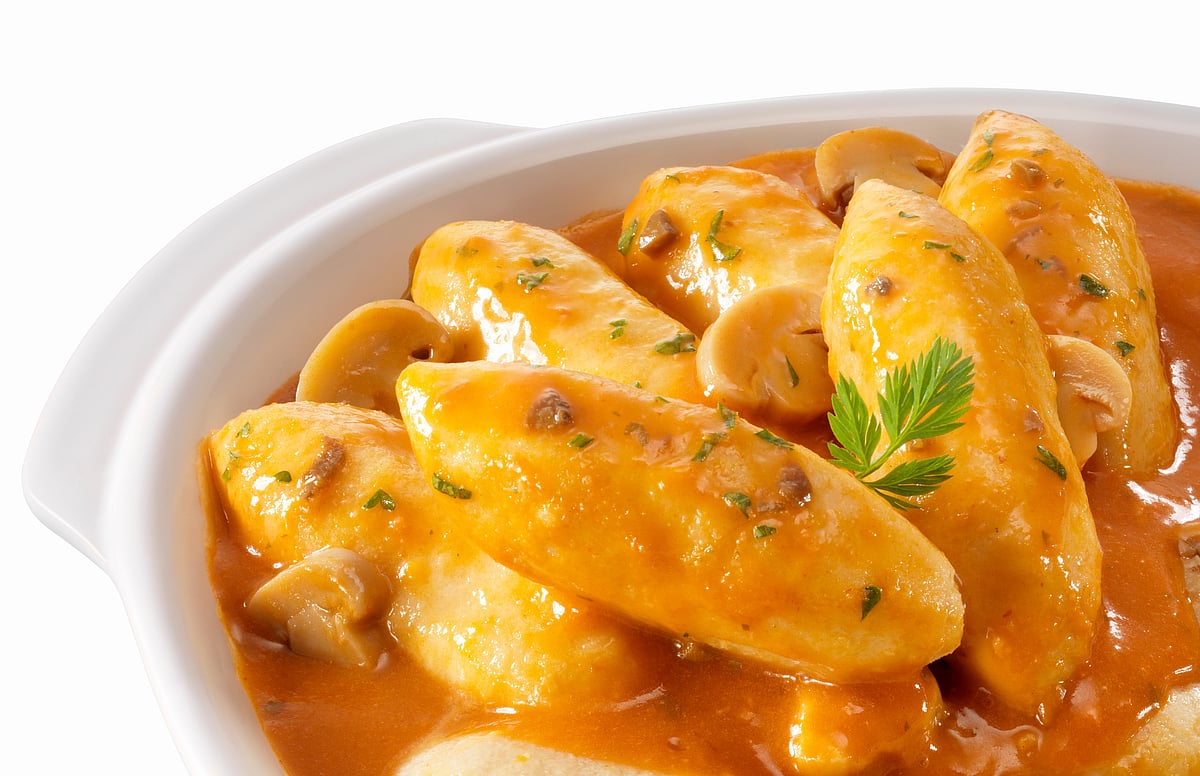 The texture of quenelle is a pleasant mix between fluffy and firm