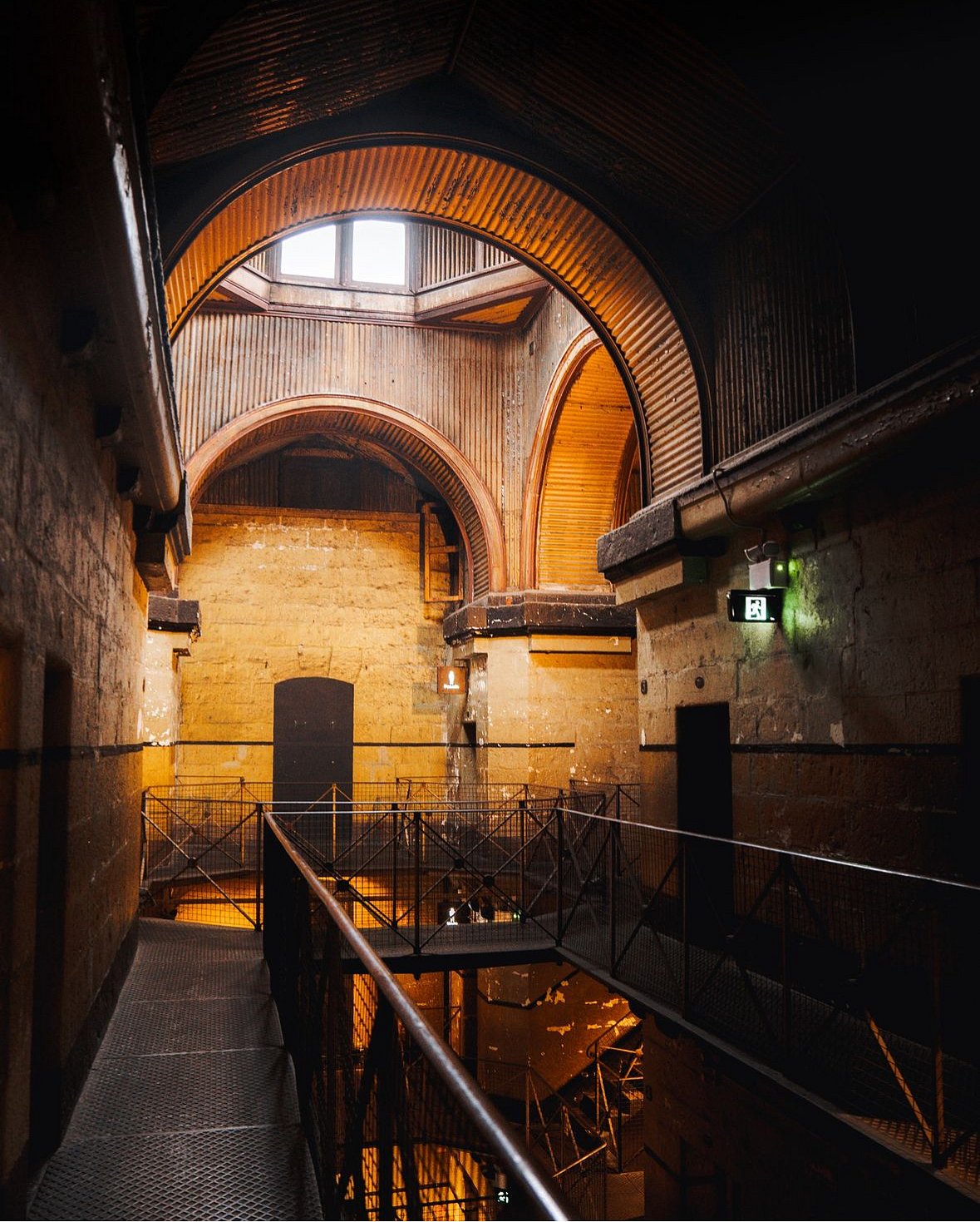Inside the Old Melbourne Gaol